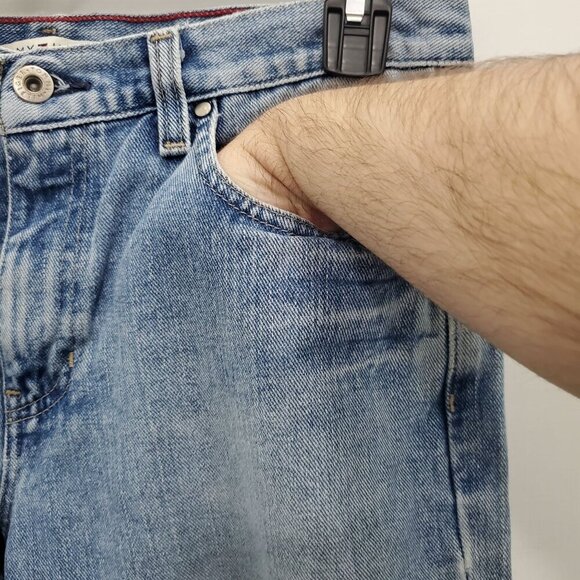 Tommy Hilfiger Women's Y2K Boyfriend Light Wash Relaxed Fit Denim Jeans Size 6 L - Picture 3 of 9